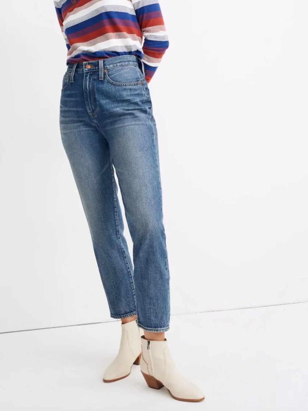 Madewell High-Rise “The Mom Jean” Denim Jeans